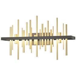 Cityscape LED Sconce - Iron - Modern Brass