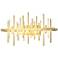 Cityscape LED Sconce - Modern Brass