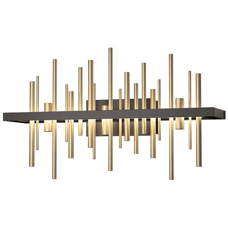 Image 1 Cityscape LED Sconce - Oil Rubbed Bronze - Gold