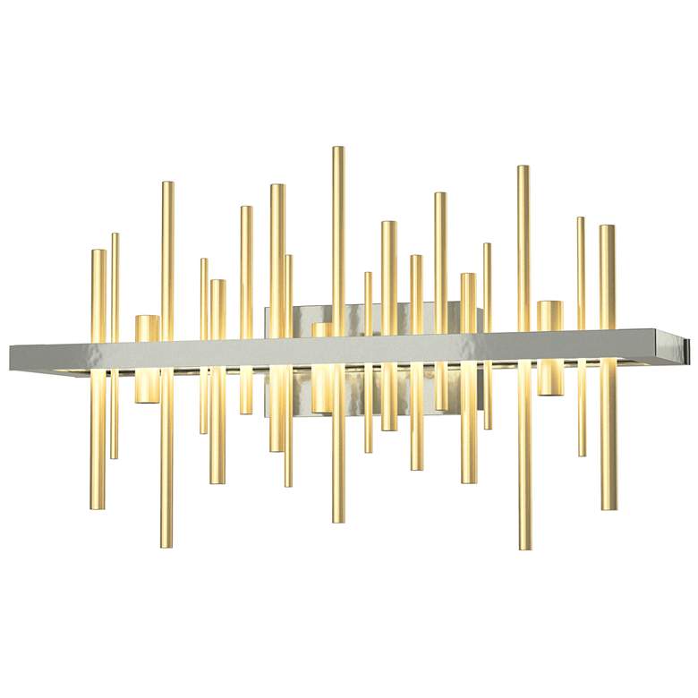 Image 1 Cityscape LED Sconce - Sterling - Modern Brass
