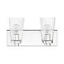 3_Cityview 2 Light Polished Chrome Vanity Sconce more views