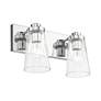 6_Cityview 2 Light Polished Chrome Vanity Sconce more views
