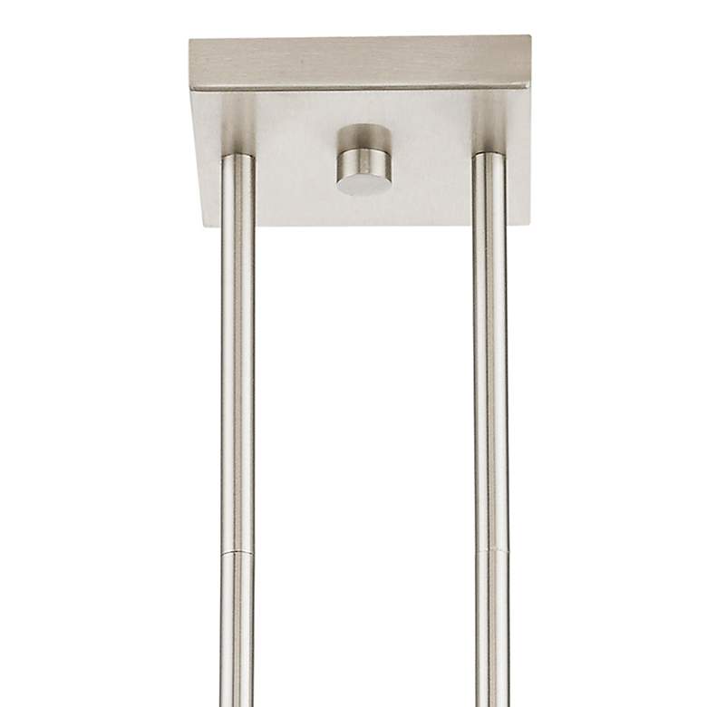 Image 4 Cityview 30" Wide Brushed Nickel 3-Light Linear Chandelier more views