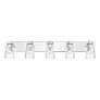 4_Cityview 40" Wide Polished Chrome 5-Light Vanity Bath Light more views