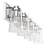 6_Cityview 40" Wide Polished Chrome 5-Light Vanity Bath Light more views
