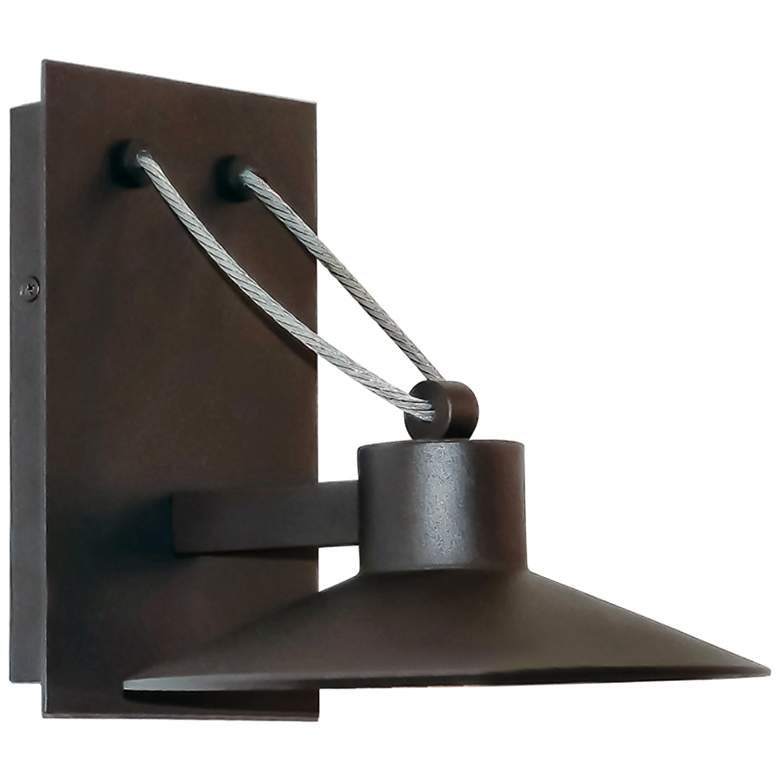 Image 1 Civic 13 3/4"H Architectural Bronze LED Outdoor Wall Light