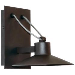 Civic 13 3/4&quot;H Architectural Bronze LED Outdoor Wall Light