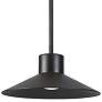 Civic 3 1/2"H Architectural Bronze LED Outdoor Hanging Light
