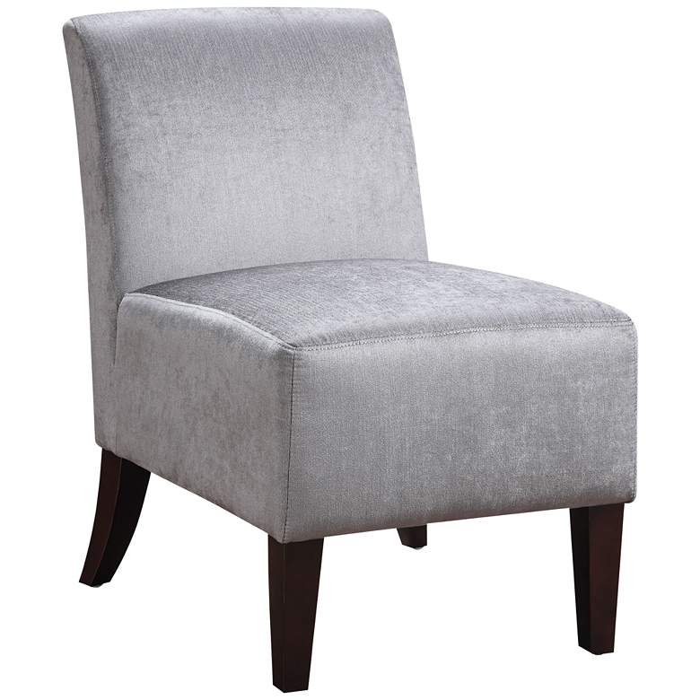 Image 1 Claire Gray Fabric Slipper Accent Chair