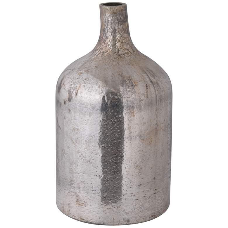 Image 1 Claire Vintage Mercury Glass 18" High Decorative Vase