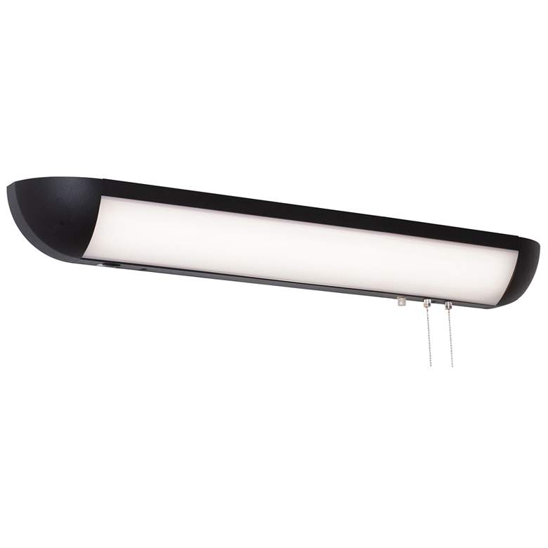 Image 1 Clairemont 36" Wide Black LED Overbed