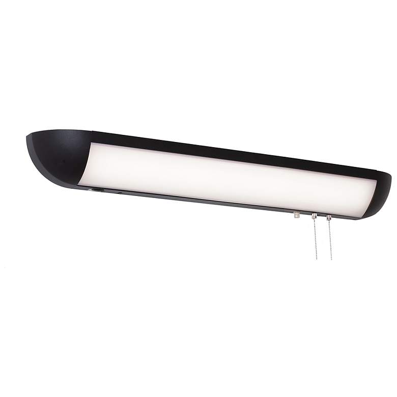 Image 2 Clairemont 36" Wide Black LED Overbed