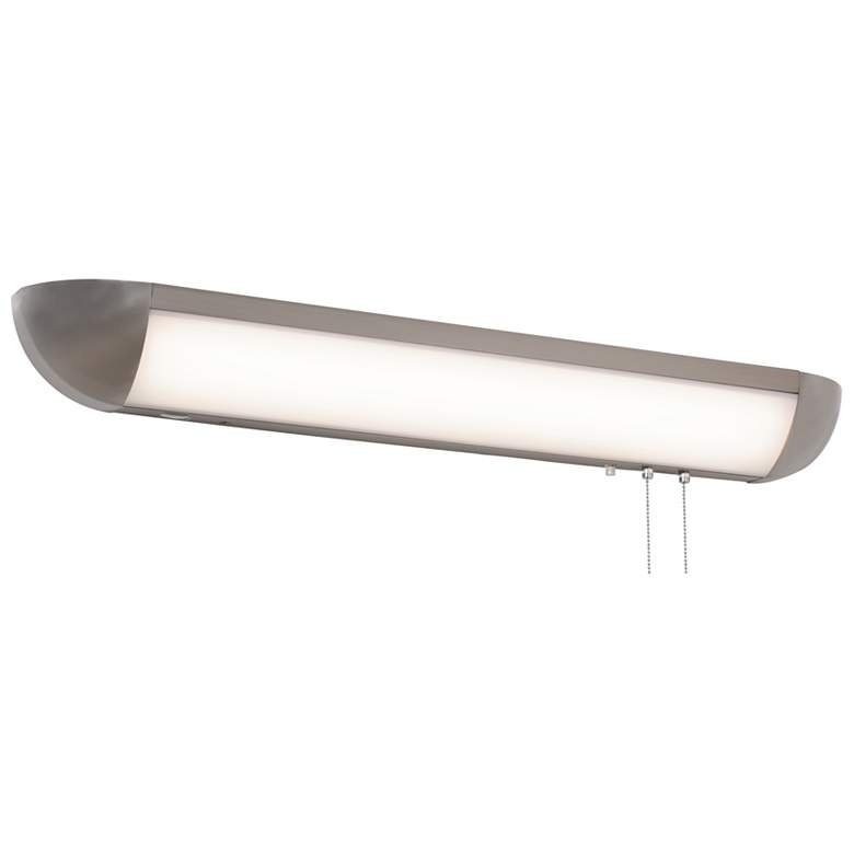Image 1 Clairemont 36" Wide Satin Nickel LED Overbed