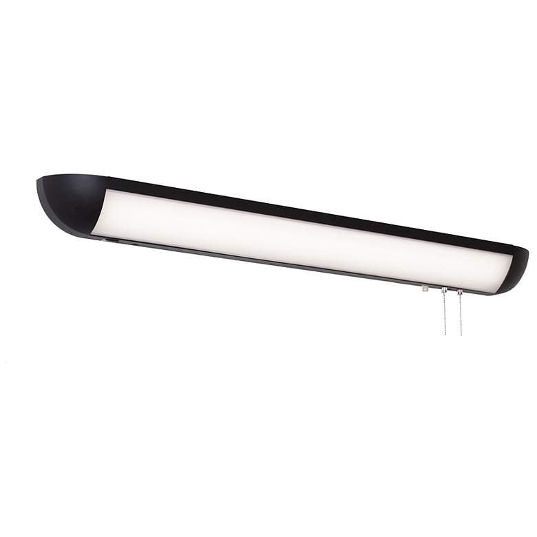 Image 2 Clairemont 48" Wide Black LED Overbed