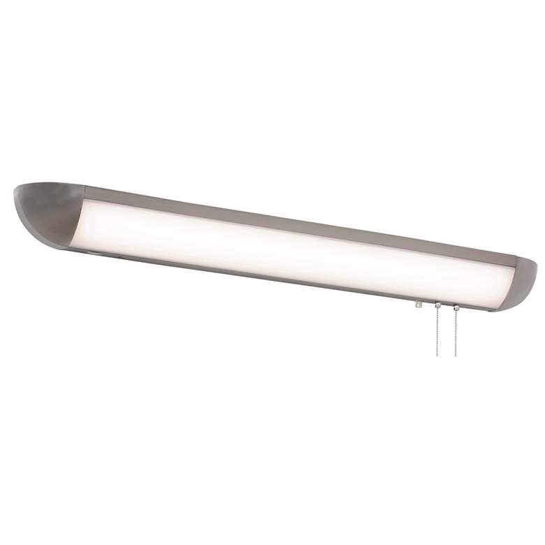 Image 1 Clairemont 48" Wide Satin Nickel LED Overbed