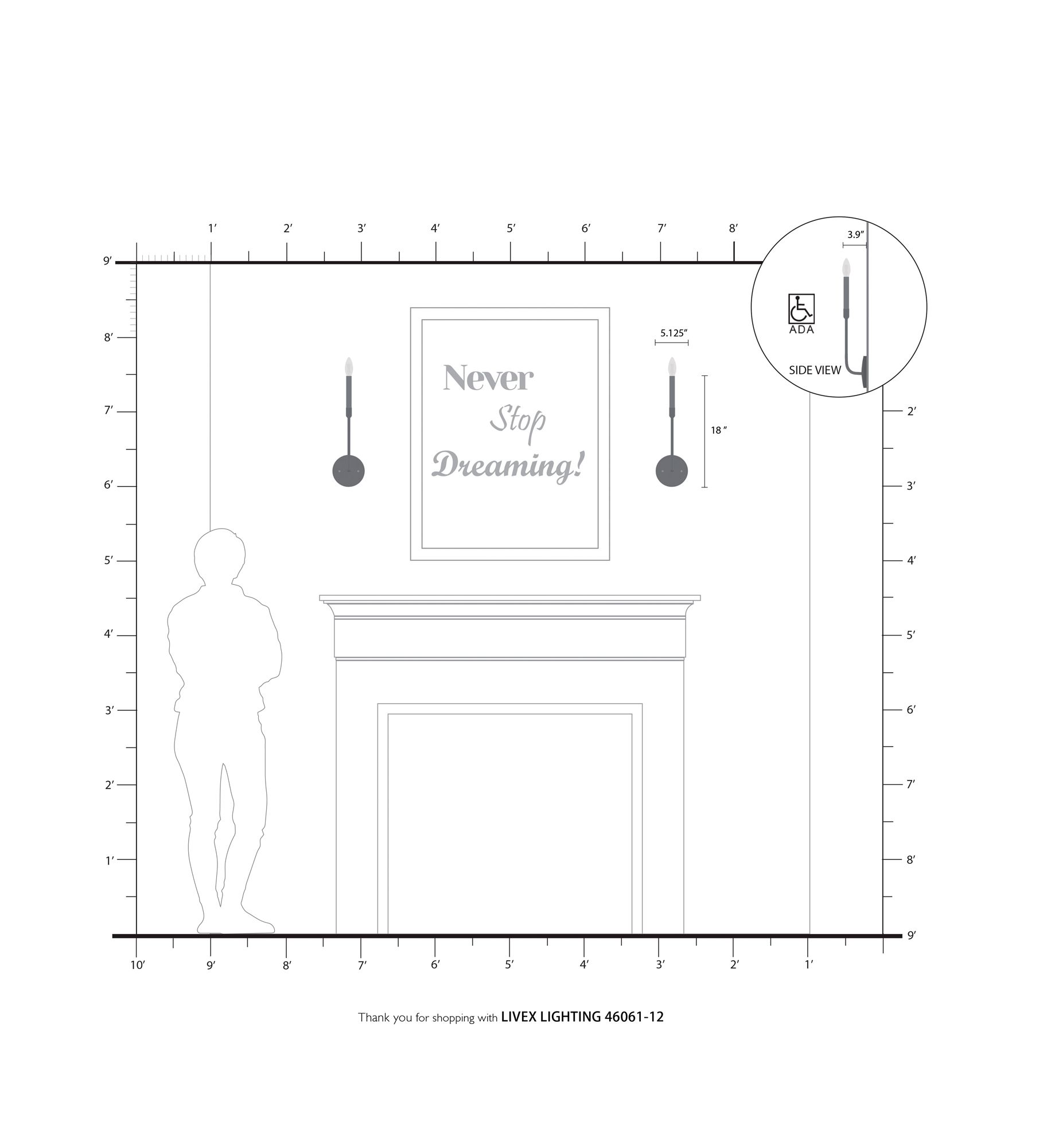 Clairmont 18" High Satin Brass Wall Sconce