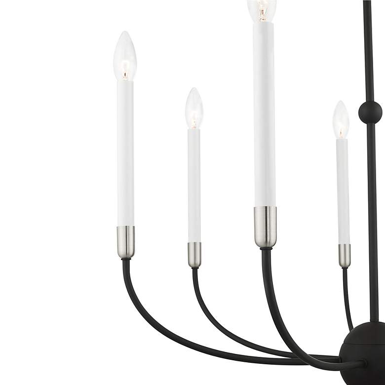 Image 7 Clairmont 7 Light Black Chandelier more views