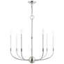 2_Clairmont 7 Light Brushed Nickel Chandelier