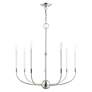 4_Clairmont 7 Light Brushed Nickel Chandelier more views