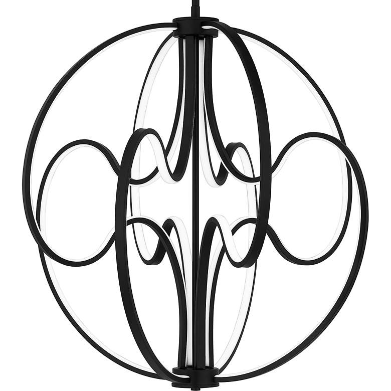 Image 5 Clairon Integrated LED Matte Black Pendant Light more views