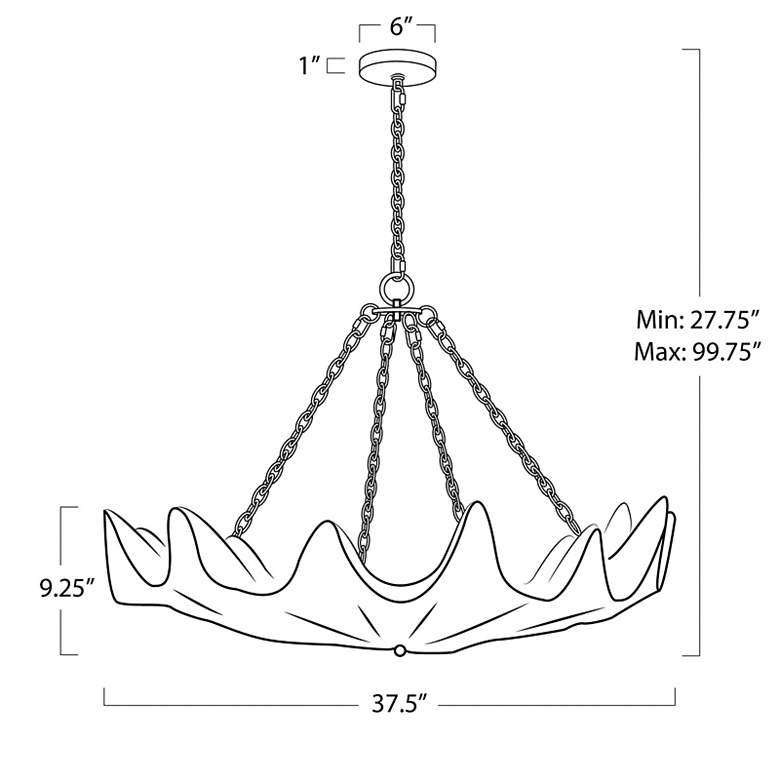 Image 6 Clam Chandelier more views