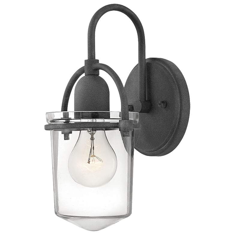 Image 1 Clancy 11 1/4 inch High Steel Wall Sconce by Hinkley Lighting