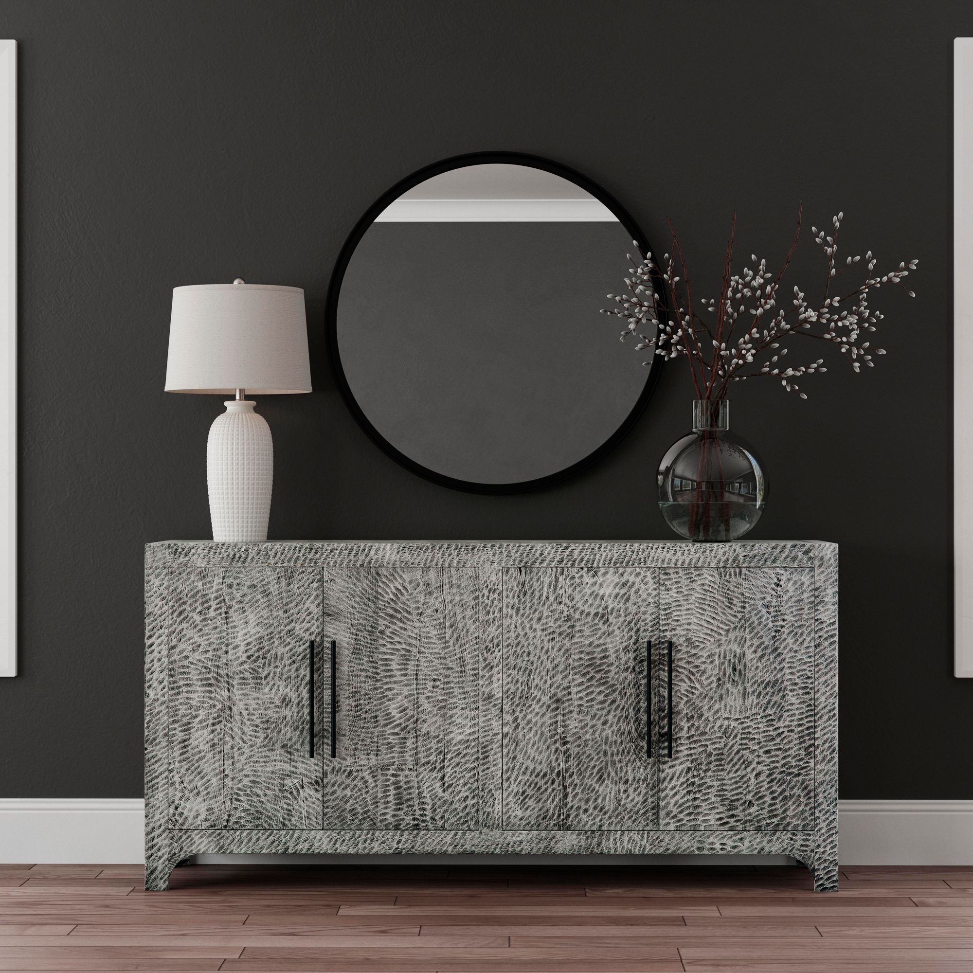 Image 4 Clancy 68" Long Gray Server more views