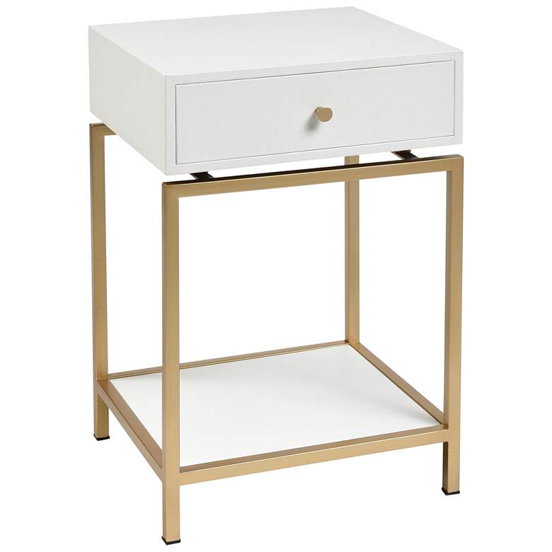 Image 1 Clancy Accent Table White