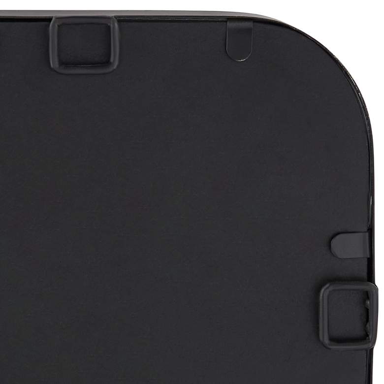 Image 4 Clara Black 24" x 34" Rounded Edge Rectangular Mirrors Set of 2 more views