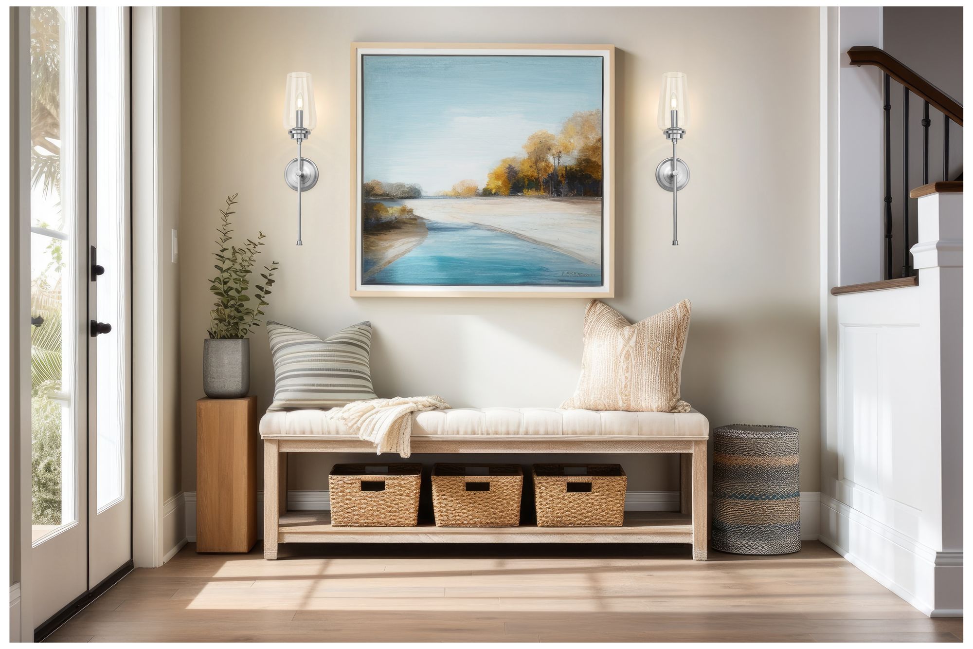 Image 3 Clara by Z-Lite Brushed Nickel 1 Light Wall Sconce more views