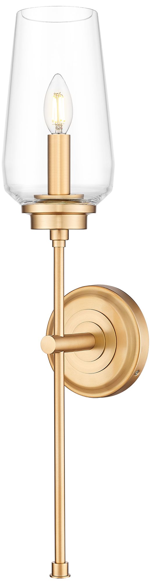 Clara by Z-Lite Modern Gold 1 Light Wall Sconce