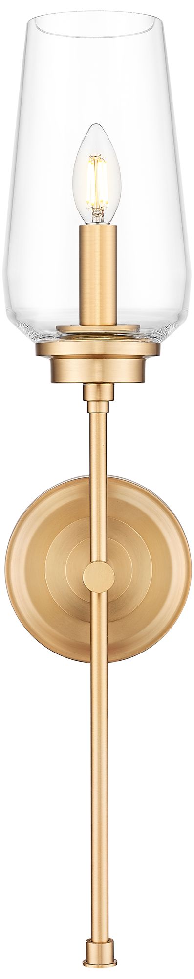 Image 4 Clara by Z-Lite Modern Gold 1 Light Wall Sconce more views