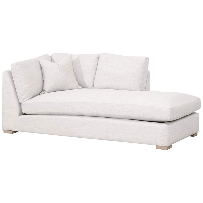 Image 1 Clara Modular Right-Facing Chaise, Performance Stone Basketweave