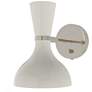 1_Clare 10.13"H Modern Brass Adjustable Armed Wall Sconce w/ Mint Shade
