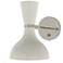 Clare 10.13"H Modern Brass Adjustable Armed Wall Sconce w/ Mint Shade