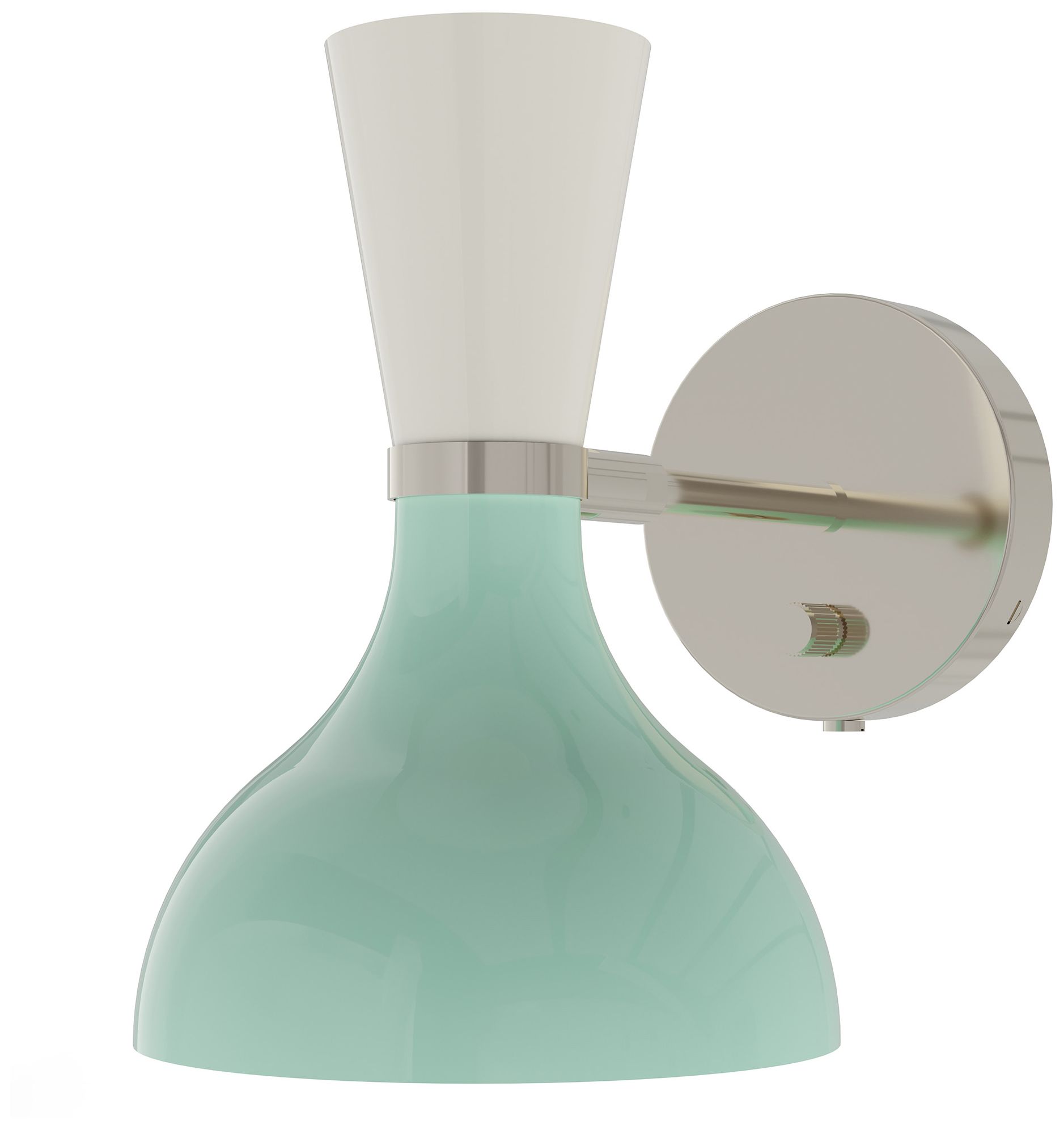 Clare 10.13"H Modern Brass Finish Wall Sconce with Peacock Made to Order