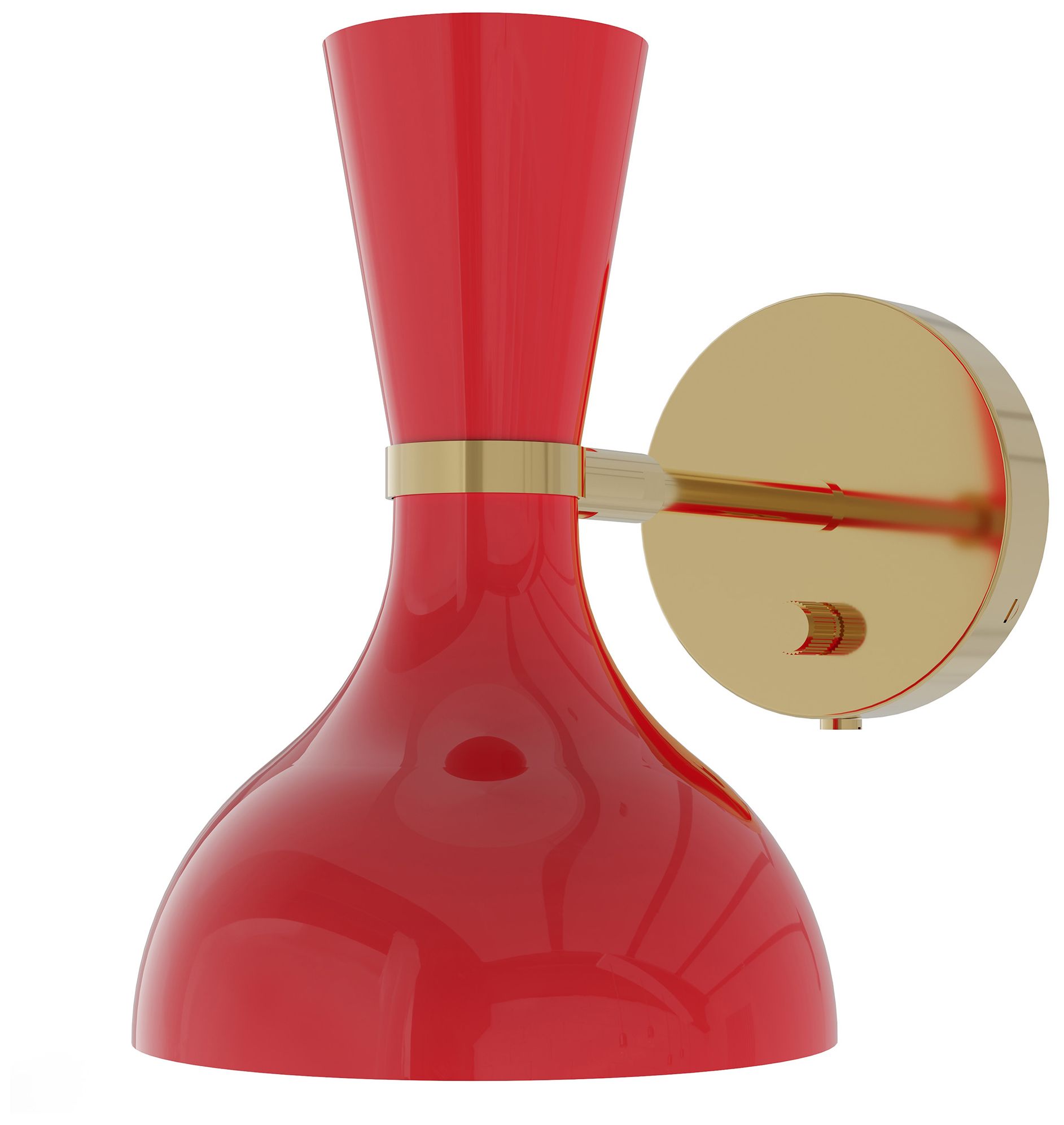 Clare 10.13"H Polished Nickel Wall Sconce with Peacock Made to Order