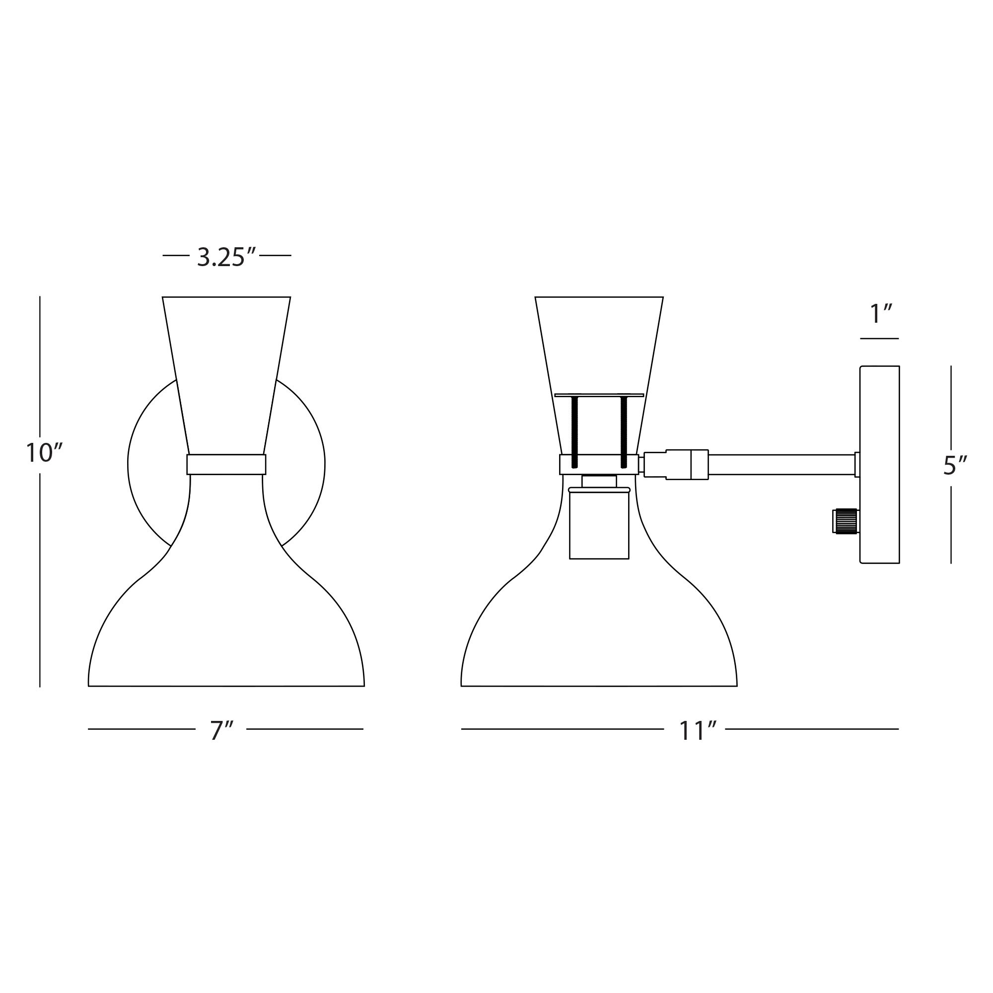 Image 2 Clare 10.13" High Polished Nickel Finish Wall Sconce with Rose Water Shade more views