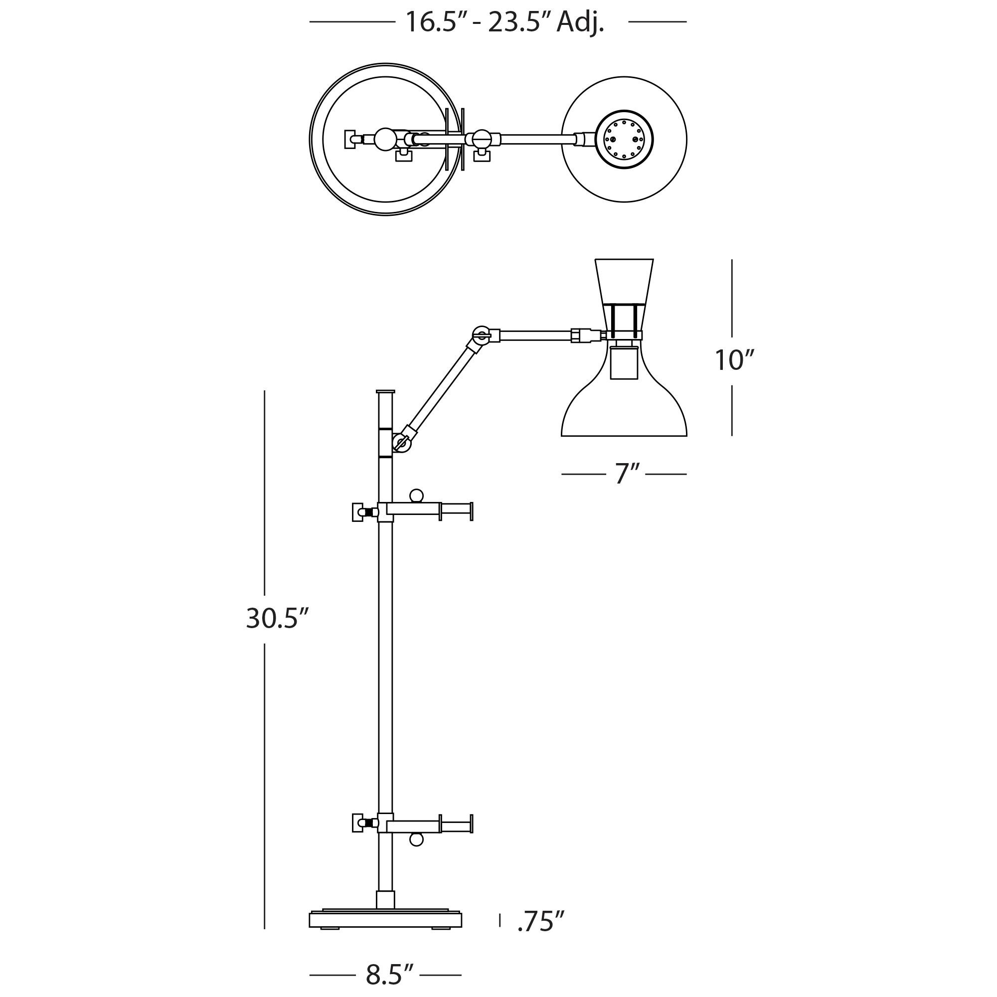 Image 2 Clare 30.38"H Modern Brass Easel Table Lamp w/ Sugar Plum/Rose Water Shade more views