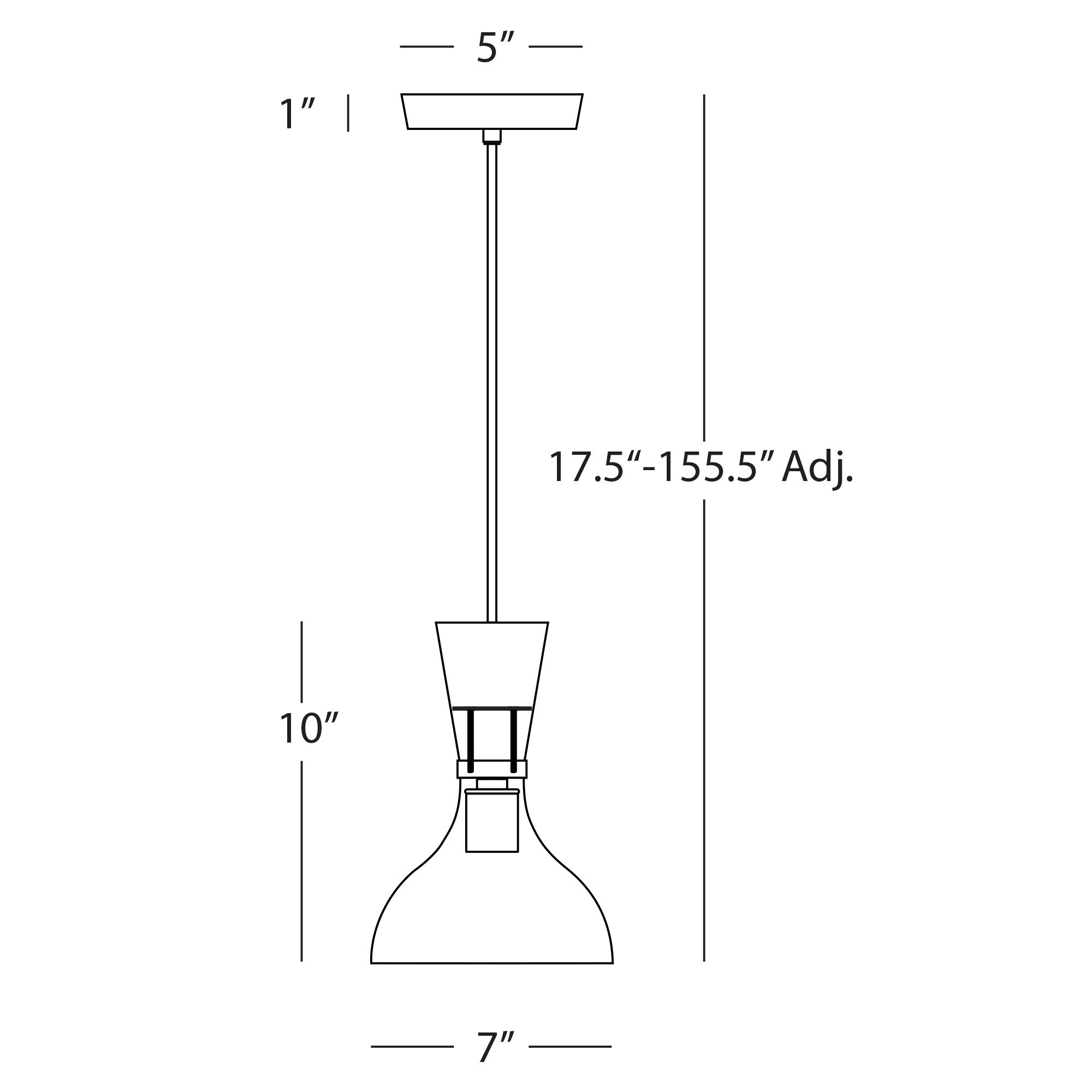 Image 2 Clare 7" Wide Polished Nickel Finish Pendant with Lily Shade more views