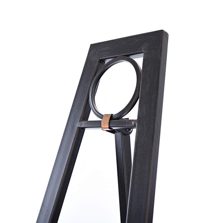 Image 4 Clare Dark Bronze Metal Adjustable Floor Easel more views
