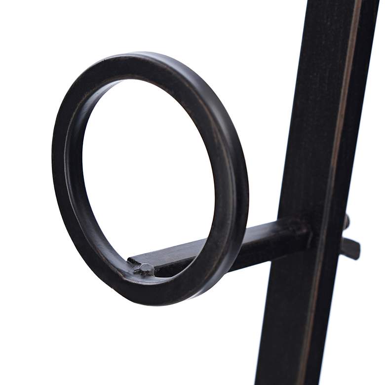 Image 5 Clare Dark Bronze Metal Adjustable Floor Easel more views