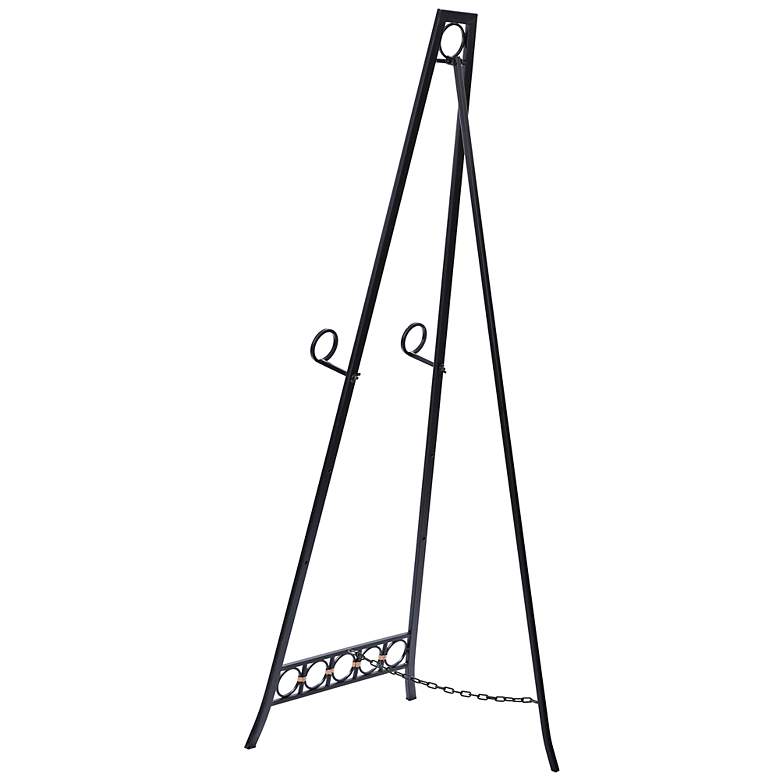 Image 6 Clare Dark Bronze Metal Adjustable Floor Easel more views