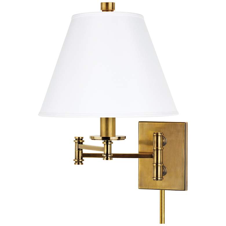 Image 1 Claremont 1 Light Wall Sconce Aged Brass
