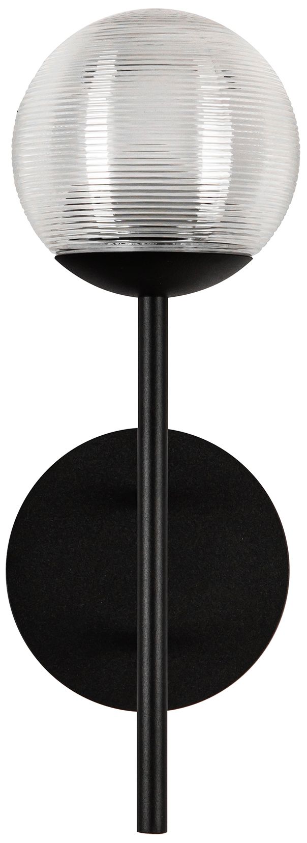 Image 3 Claremont 13-in 1 Light Black/Glass Integrated LED Outdoor Wall 6W Kuzco more views