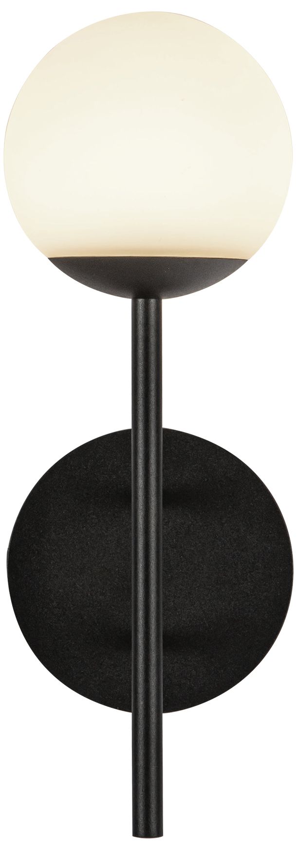 Image 3 Claremont 13-in 1 Light Black/Opal Integrated LED Outdoor Wall 6W Kuzco more views