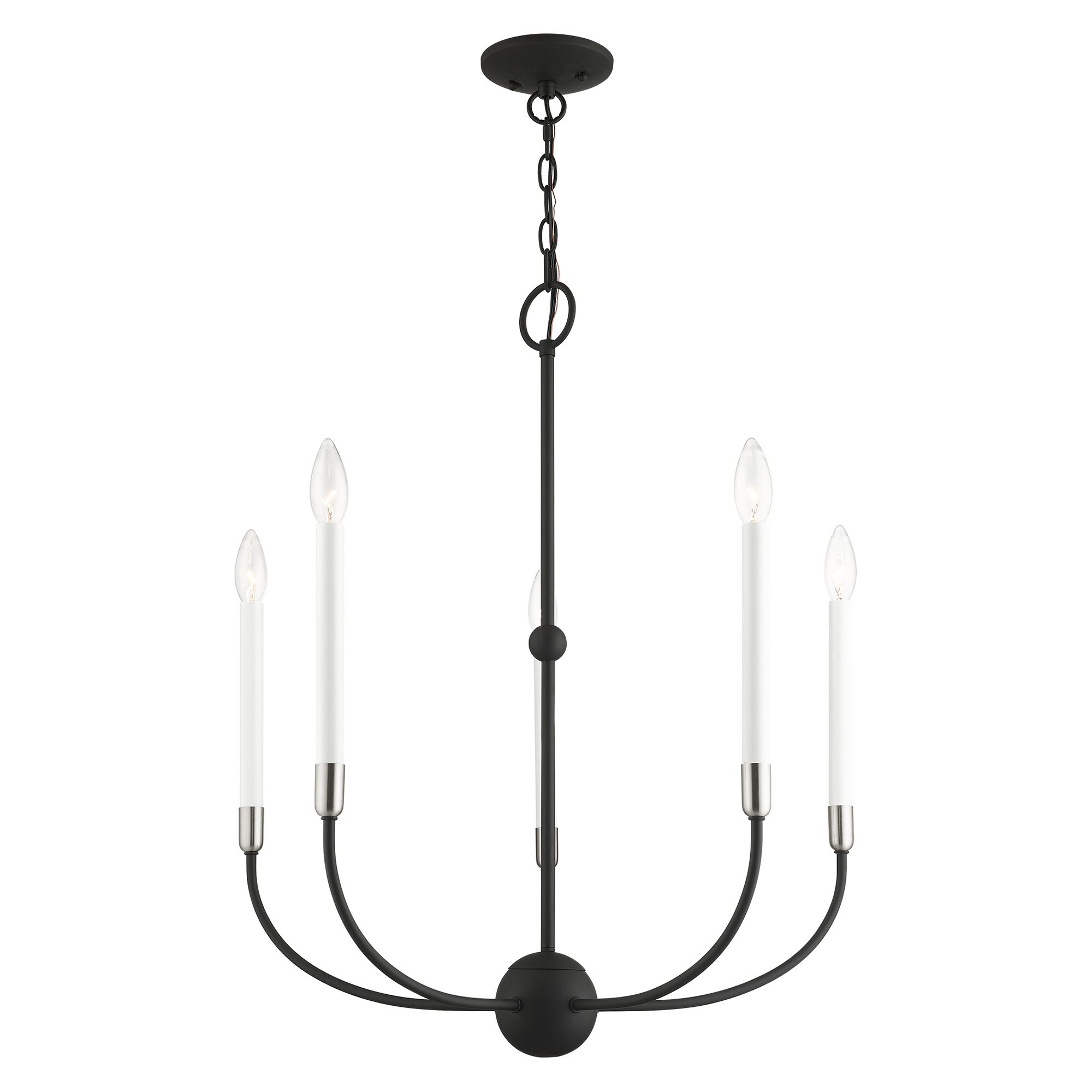 Image 4 Claremont 5 Light Black Chandelier more views