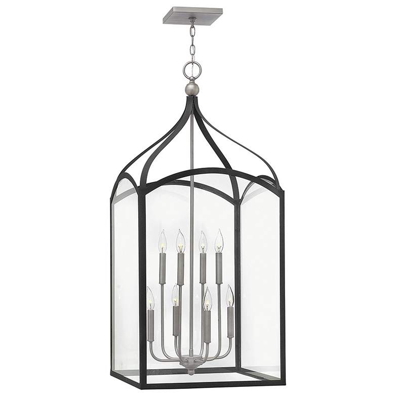 Image 1 Clarendon 20" Wide Black Foyer Pendant by Hinkley Lighting