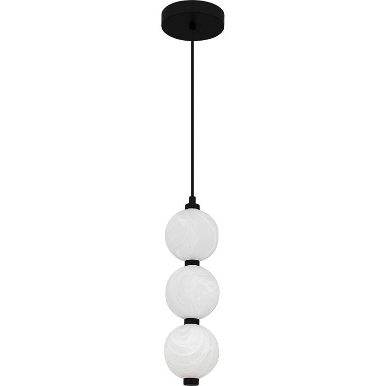 Image 2 Clarendon Integrated LED Matte Black Mini Pendant more views