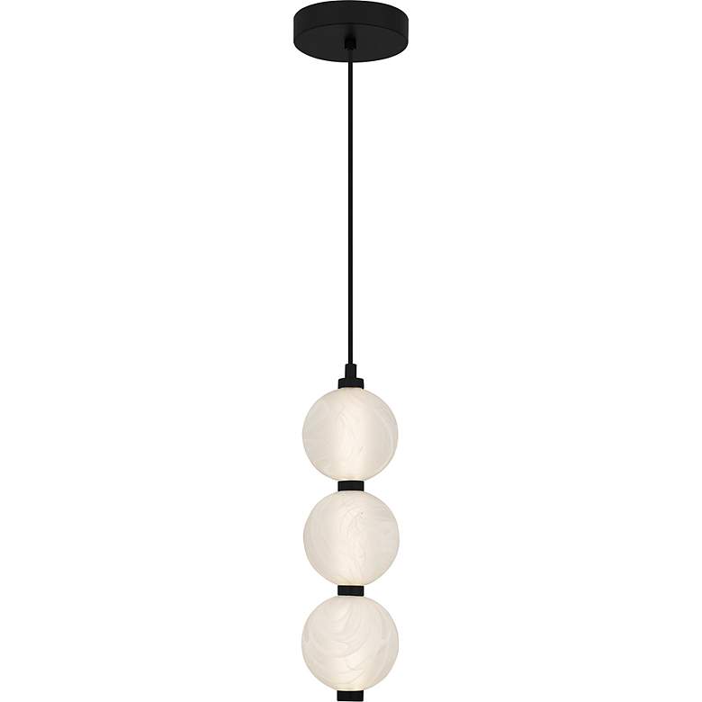 Image 3 Clarendon Integrated LED Matte Black Mini Pendant more views